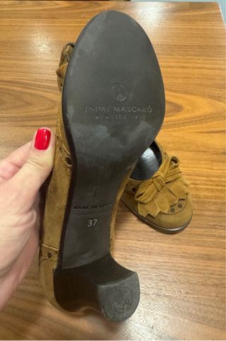 Zapatos tacón ante mujer Jaime Mascaró