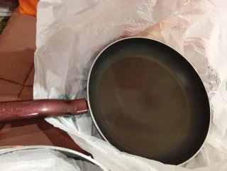 Sartén Antiadherente Mango Rojo