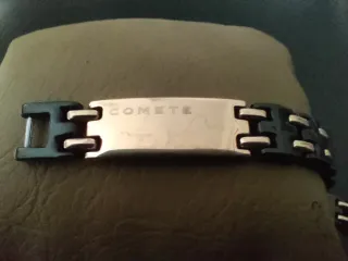 Bracciale Uomo Comete Acciaio e Oro Rosa