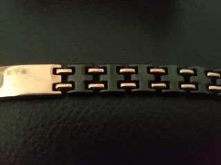 Bracciale Uomo Comete Acciaio e Oro Rosa