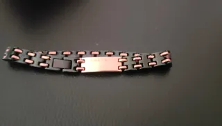 Bracciale Uomo Comete Acciaio e Oro Rosa