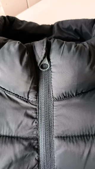 Chaqueta acolchada verde oscuro