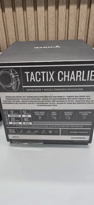 Garmin Tactix Charlie Zaffiro Titanio