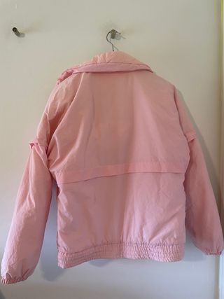 Plumífero rosa mujer