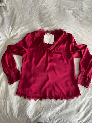 Blusa lencera nueva Javier Simorra The Collection