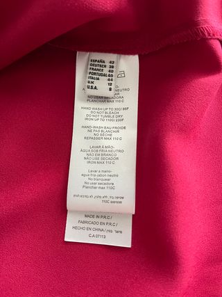 Blusa lencera nueva Javier Simorra The Collection