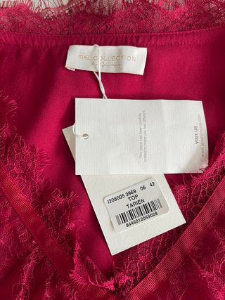 Blusa lencera nueva Javier Simorra The Collection