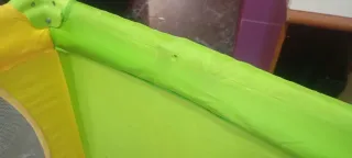 Parque cuna viaje PARCHIS ruedas funda + colchón