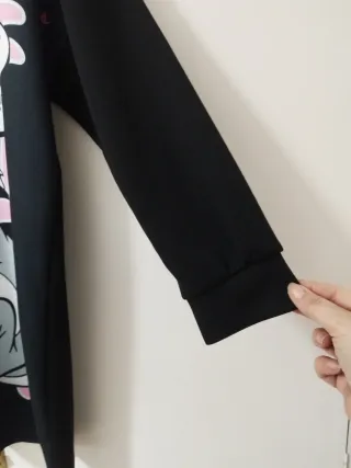 Vestido Oversize Bugs Bunny Negro Rosa