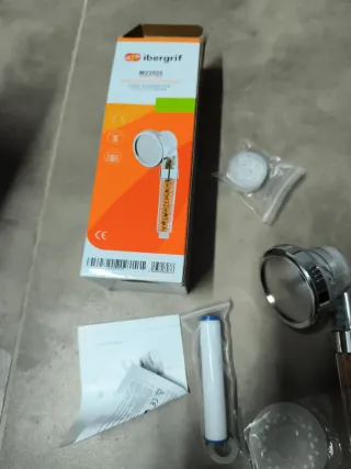 Alcachofa Ducha con Filtro Ibergrif