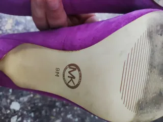 Zapatos Michael Kors Morados con Lazo