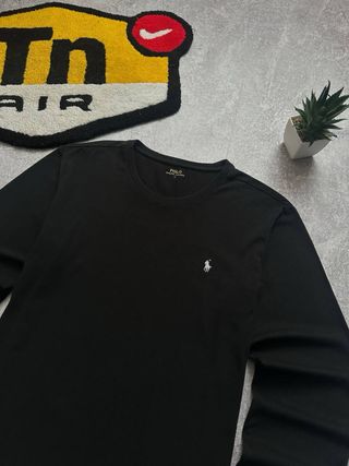 Polo Ralph Lauren Manga Larga Negra