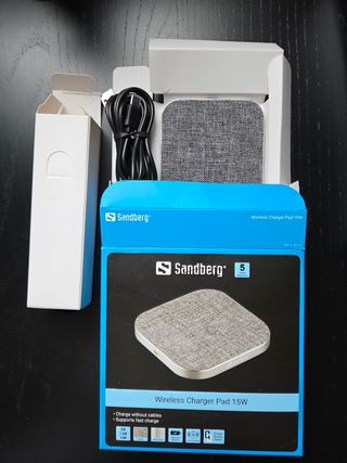 Cargador Inalámbrico Sandberg 15W QI