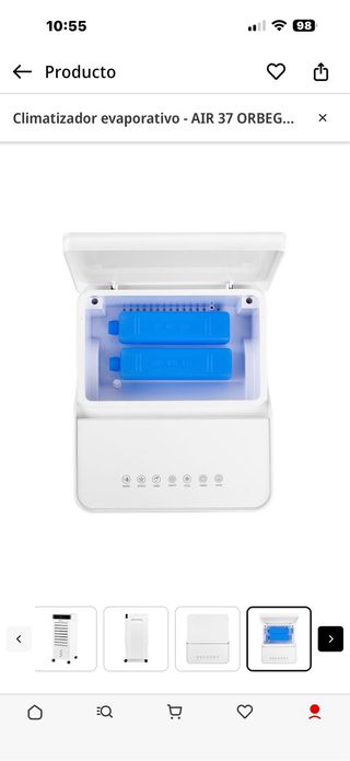 Climatizador Evaporativo Orbegozo AIR 37