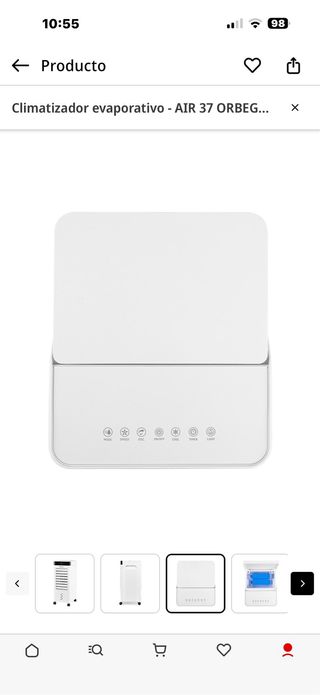 Climatizador Evaporativo Orbegozo AIR 37