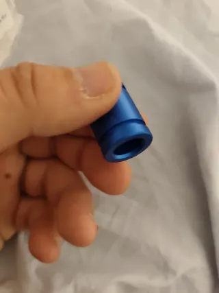 Cenicero ahogafurgos portátil azul