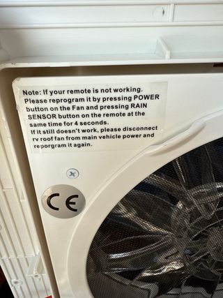 Aclaraboya con ventilador KOENIC nueva con mando