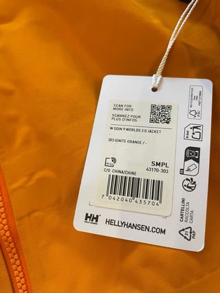 Cortavientos 500€ Helly Hansen amarillo Odin
