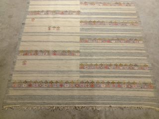 Tappeto scandinavo 175x240 cm tessuto a mano