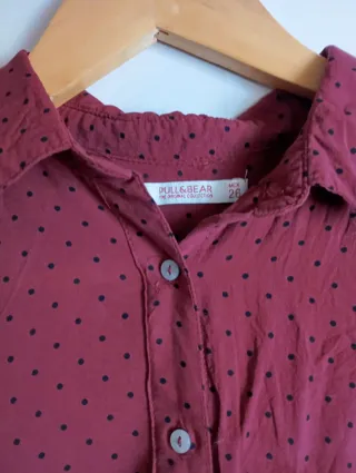 Confezione da 2 camicie da donna (rosso e grigio)