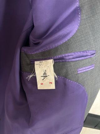 Americana Scalpers Gris Talla 52