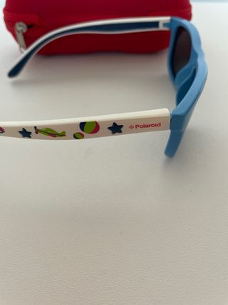 Gafas de Sol Polaroid Niños Azul/Blanco