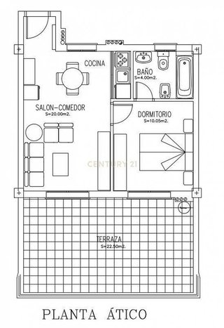 Ático en venta en Plaza de la Luz en Ejido (El)