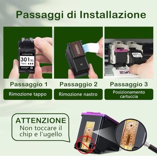 Cartucce HP 301 XL Nero e Colore