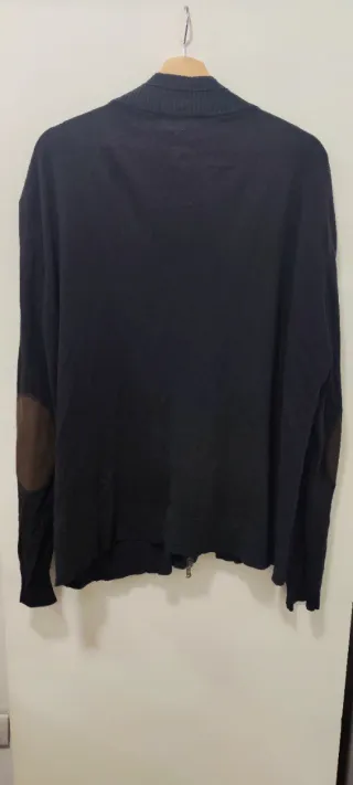 Jersey Gentleman Negro Cremallera Primavera