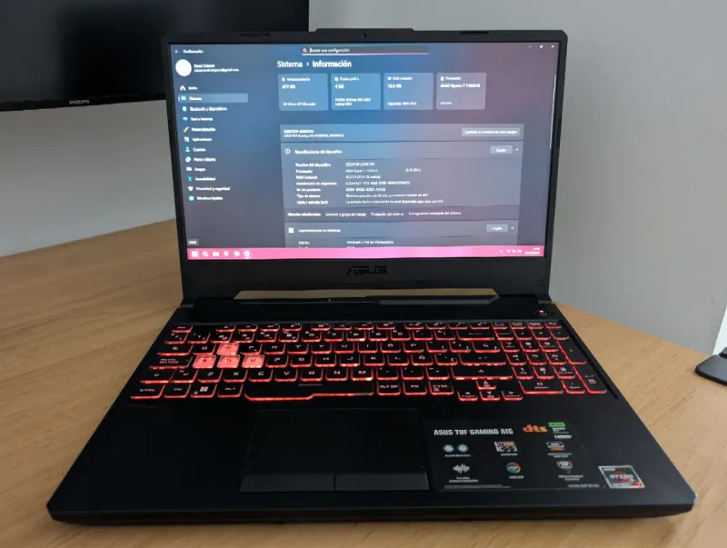 ASUS TUF Gaming A15 Ryzen 7 RTX 3050 16GB