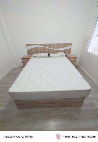 Canapé abatible y colchón