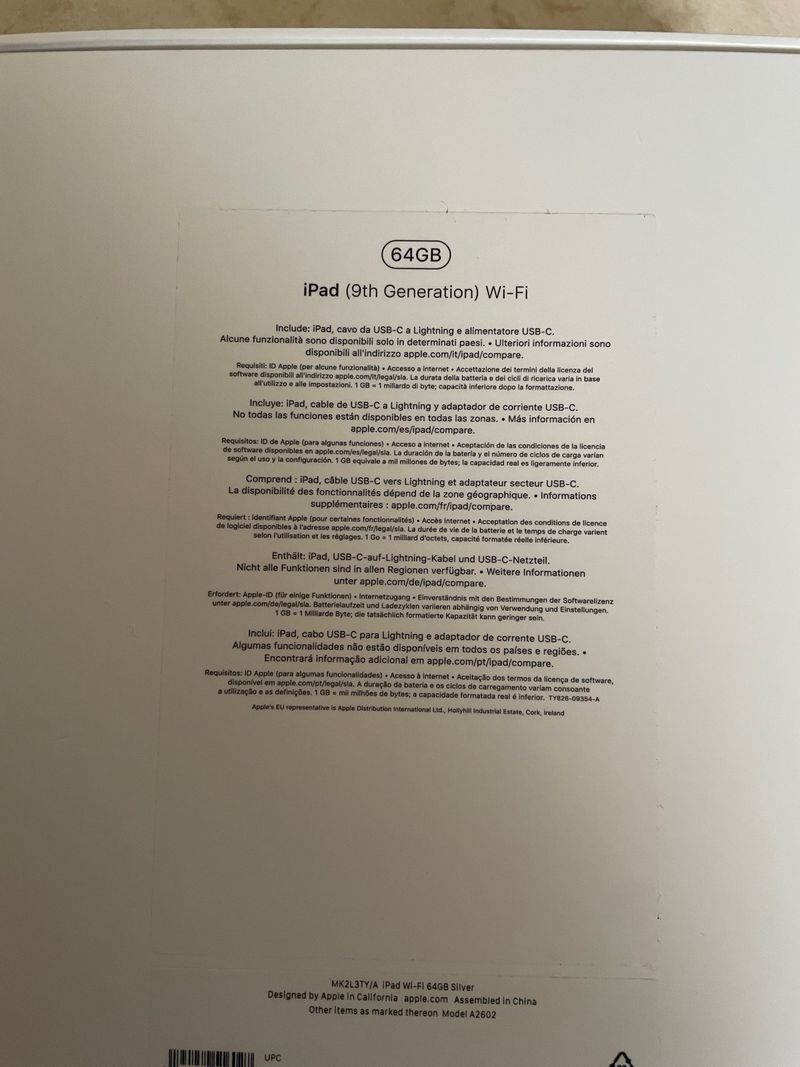 iPad 9ª Gen Plata afbeelding 7