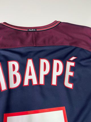 Camiseta PSG 2017 2018 Mbappé 7 Nike Talla XL