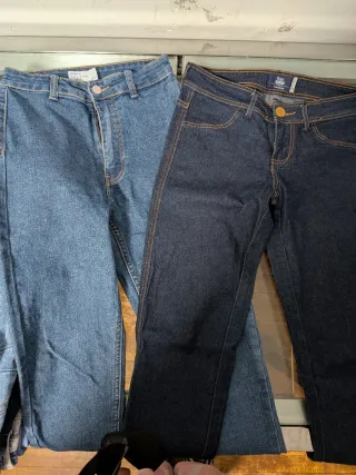 Lote 6 Jeans Bershka T.34