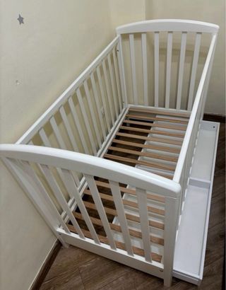 Cuna madera Alice + colchón y protector