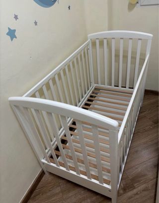 Cuna madera Alice + colchón y protector