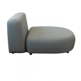 Divano Lounge Modulare Stile Moderno Tessuto Grey