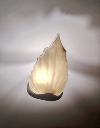 Lámpara de techo cristal y metal