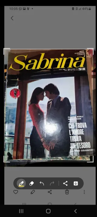 Fotoromanzo Lancio Sabrina anni 70