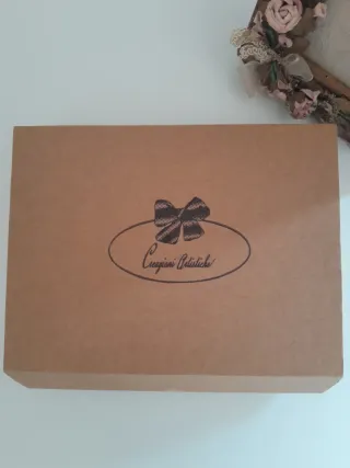 Cornice portafoto legno rustico con fiori