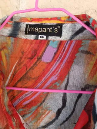 Camisa Mapant's Estampada Talla XXXL