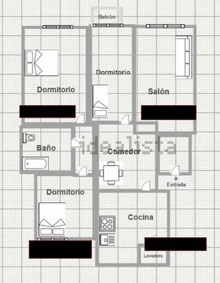 Piso en venta en El Carmel en Barcelona