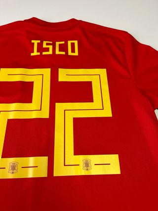 Camiseta Adidas España Isco 22 Mundial 2018 T-M