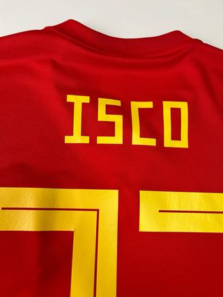 Camiseta Adidas España Isco 22 Mundial 2018 T-M
