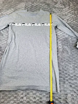 Camiseta Larga Fila Retro Y2K