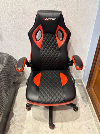 Sillón Gaming Negro y Rojo