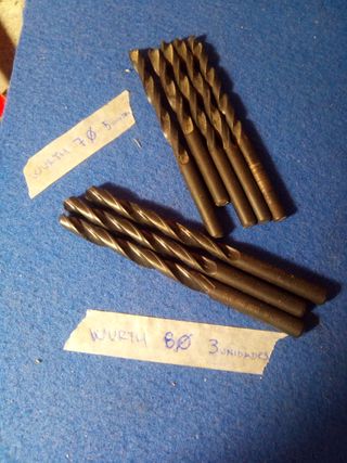 Juego Brocas Metal varios