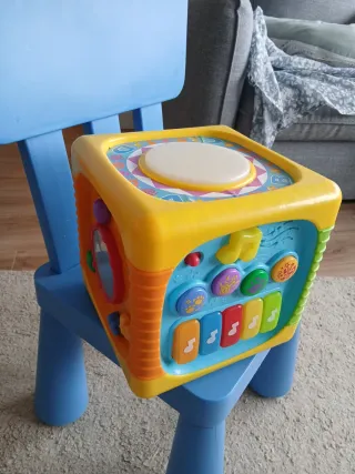 Cubo actividades musicales y juegos