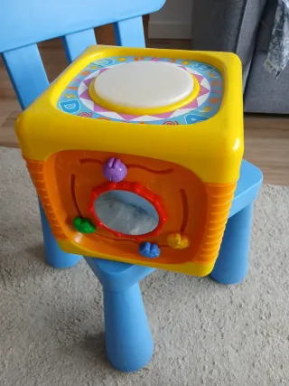 Cubo actividades musicales y juegos