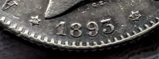 1 Peseta Alfonso XIII 1893 escasa así
